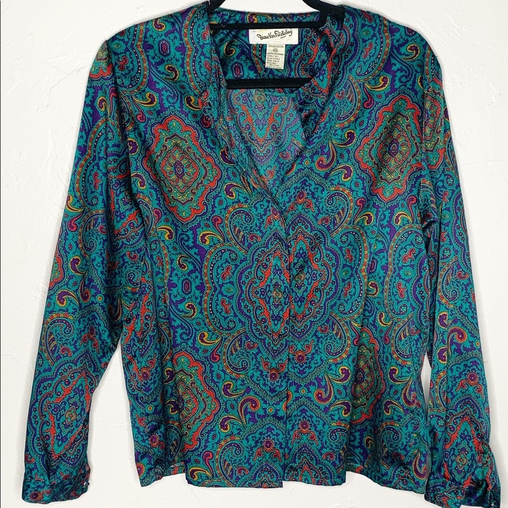 Diane Von Furstenberg Button Down Woman’s Blouse